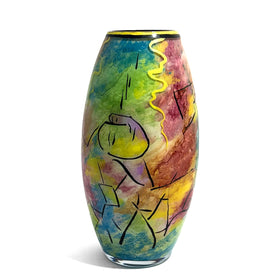 Picasso Montage Inspired Vase